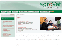 Tablet Screenshot of agrovet.at