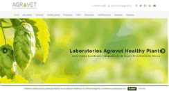 Desktop Screenshot of agrovet.es